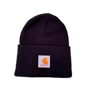 Carhartt Knit Cuffed Beanie Black Hat NWT